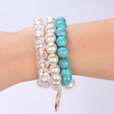 Bracelets For Women Rushed Sterling Jewelry Handmade Pearl Beads Design Colorful Fashion Multilayer Bracelets