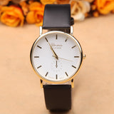 New arrival quartz watch women geneva fashion leather watch dress luxury ladies wristwatches female clocks and watches