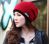 New Arrive High Quality Double Thick Beanie Hats for Women and Men Wool Knitted Cap Warm Winter Hats Scarves Wraps