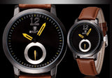 Men Brand SKONE genuine Watches 30m waterproof leather women & Men's Watch Business Casual Fashion Quartz Watches