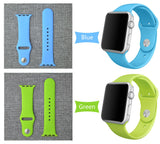 Silicone Bands Sport Watch Band For Apple Watch 38MM S/M 38MM M/L 42MM S/M 42MM M/L Size Strap