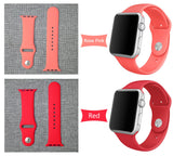 Silicone Bands Sport Watch Band For Apple Watch 38MM S/M 38MM M/L 42MM S/M 42MM M/L Size Strap
