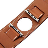 Extra Long Genuine Leather Strap For Apple Watch Band Genuine Leather watchBand Cuff Bracelet Leather Band strap For Apple Watch