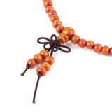 Natural Sandalwood Buddhist Buddha Meditation 108 beads Wood Prayer Bead Mala Bracelet Women Men jewelry