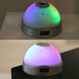 Starry Digital Magic LED Projection Alarm Clock Night Light Color Changing 