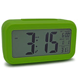 Digital LCD Screen Mini Desktop LED Alarm Clock Multi-function With Control Backlight + Snooze + Calendar + Thermometer