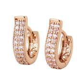 High Quality Small Hoop Earrings For Women Crystals Cubic Zirconia Earing Brinco Birthday Valentine Gift Jewellery Earings