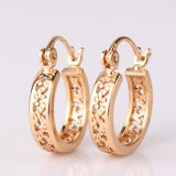 Small Earrings Fashion Classic Hollow Out Round Hoop Earring For Women High Quality Brinco Earings Ladies Jewellery
