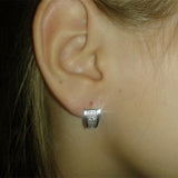 Fashion Hoop Huggie Earrings For Women Shining Stone Crystal Earings Brincos Trendy Jewelry Earing Ladies Party