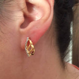 Unique Jewelry Earrings for Women Crystals Zirconia Horseshoe Huggie Hoop Earrings Hot Sale Brinco Bijoux Earings Ladies