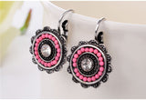 New Ethnic Jewelry Charming Vintage Resin Beads Drop Earrings For Women Fashion Earring