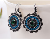 New Ethnic Jewelry Charming Vintage Resin Beads Drop Earrings For Women Fashion Earring