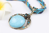Statement Necklace & Pendant Collier Femme Collar Mujer 2015 Boho Bohemian Colar Vintage Necklace Women Accessories Jewelry
