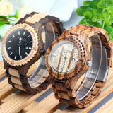 BEWELL Brand Men Wooden Watch New Year Gift Bangle Quartz Watch with Calendar Display role men relogio masculino watches