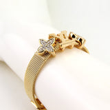 New Arrive Brand Bracelet Unisex Women/Men Jewelry 18K Gold Plated Trendy Belt Bracelets Bangles