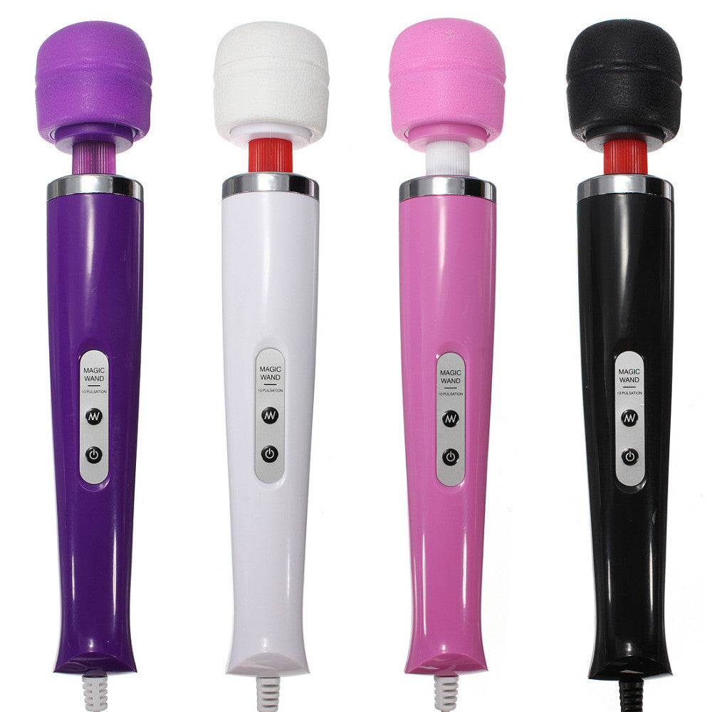 Ten Speed Magic Wand Travel G-spot stimulation Massager Wired Style Personal Body Vibrator Sex Toy Product