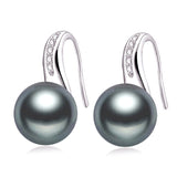 Genuine Natural Pearl earrings for women freshwater white pearl earrings silver 925 earrings jewelry daughter birthday gift
