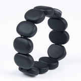 Real Bianshi Jade Black Bian Natural Stone Bianshi Bracelet Carve Black Jade Bracelet For Men&Women jade jewelry