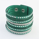 Multilayer Leather Bracelet Christmas Gift Charm Bracelets Vintage Jewelry For Women Pulsera