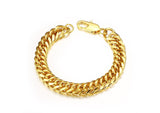 Luxury weddings jewelry 18K Gold plated bracelet men gold plated chain bracelet jewelry men's bracelet chain