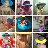 Soft Baby Kids Children Shampoo Bath Shower Cap Adjustable Baby Shower Hat Baby Shampoo Cap Wash Hair Shield