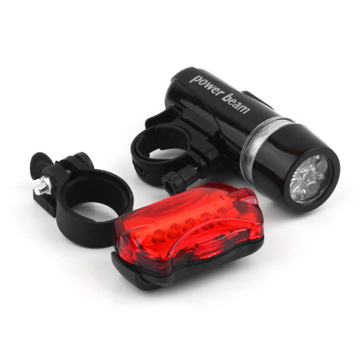 Rear Safety Flashlight 5 LED Water Resistant Bike Bicycle Head Light Bracket