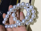 White Cultured South Sea Pearl Necklace 12.0mm-14.0mm AA+