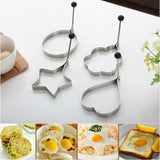 Stainless Steel Pancake Mould Mold Ring Cooking Fried Egg Shaper Kitchen Tools