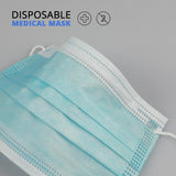 20 PCs Protective Surgical Mask Non-woven Dust Mask Thickened Disposable Mouth Mask 3-layer Face Mask