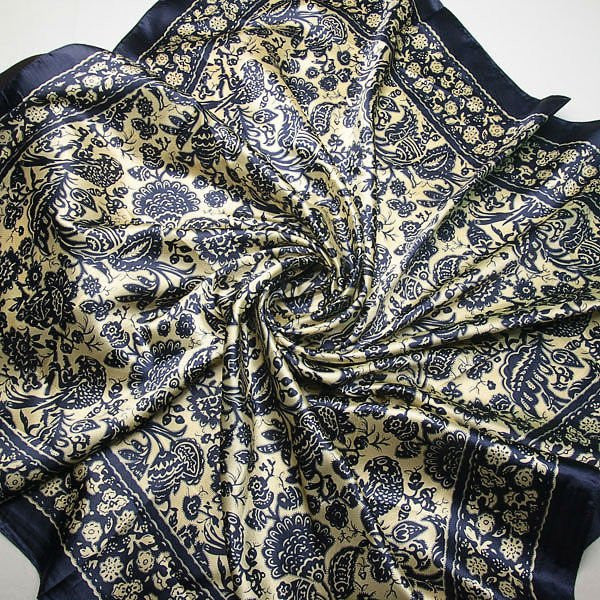 Silk Square Scarf Women Fashion Brand High Quality Cheap Imitated Silk Satin Scarves