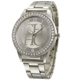 Fashion Women Wristwatches quartz casual rhinestone watches luxury brand stainless steel Men Wristwatches