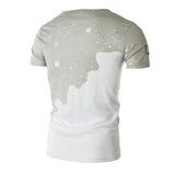 Brand New Mens Summer Tops Tees Short Sleeve T Shirt Man Plus Size Start Printed Cotton t-shirt Men 3D Men tshirt Clothing