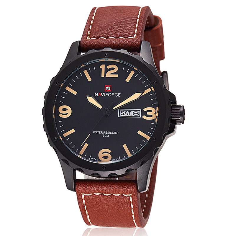 Mens Watches Top Brand Luxury Men's Quartz Watch Analog Display Date Watches for Men