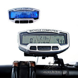 Digital LCD Backlight Bicycle Computer Odometer Bike Meter Speedometer SD558A Clock Stopwatch