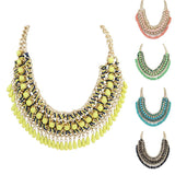 New Fashion Bohemia Knitting Necklace Choker Collar Necklace Fine Jewerly For Women Necklace