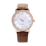 New Leather Strap Fashion Casual Round Dial Men Sports Watches Wristwatches