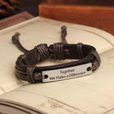 Vintage Bracelets & Bangles Charm Leather Bracelets for Women Men Friendship Bracelets Fine Jewelry New Year Gift