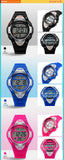 Children Watch Outdoor Sports Kids Boy Girls LED Digital Alarm Stopwatch Waterproof Wristwatch Children's Dress Watches