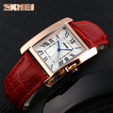 Watch Women Elegant Retro Watches Fashion Casual Brand Luxury Quartz Clock Female Leather Women's Wristwatches