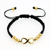 Hot Sell Fashion Luxury Brand Jewelry Nylon Rope Beautiful Gold Bracelet Fine Jewelry Heart-shaped Bracelet For Woman