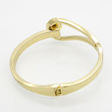 New Design Gold & Silver Plated Elasticity Bracelets & Bangles Simple Elegant Fashion Women Open Bangle