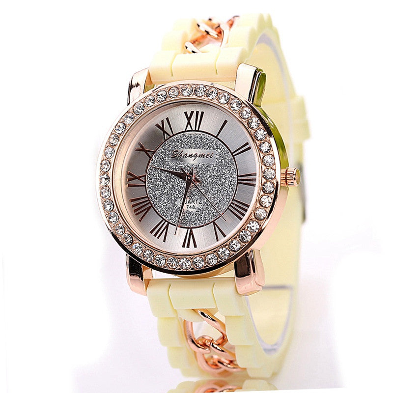 Silicone Watch Fashion Women Luxury Dress Watches Summer Style Bracelet Watch Famous Brand Women Female