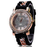Silicone Watch Fashion Women Luxury Dress Watches Summer Style Bracelet Watch Famous Brand Women Female