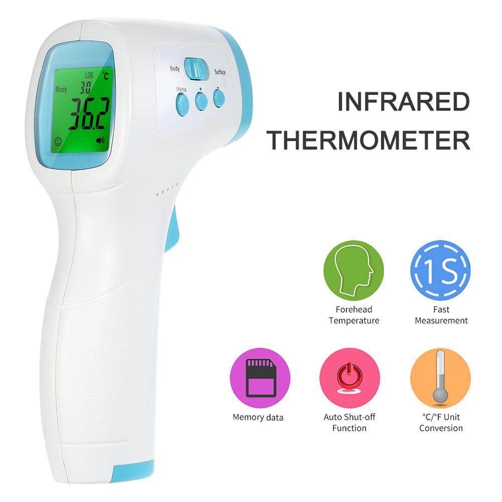 Non Contact Digital Infrared Thermometer Forehead Electronic IR Thermometer Body Termometro Temperature Gun Thermoregulator