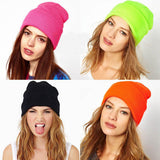 Winter Hat For Men And Women Beanie Solid Color UNISEX Warm Casual Cap Bonnet Gorro Invierno Skullies