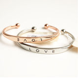 Love Bracelet Simple Europe Style Zinc Alloy Bracelets For Women Bangles material Bracelet simple love Bracelet female