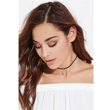 3 Pcs Sets Star Moon Sun Chokers Necklaces Alloy Pendants Maxi Necklaces For Unisex Hot-selling Necklace Sets
