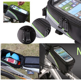 4.8 inch-3 Colors Waterproof Outdoor Cycling Mountain Road MTB Bike Bicycle bag Frame Front Tube Bag for Cell Phone