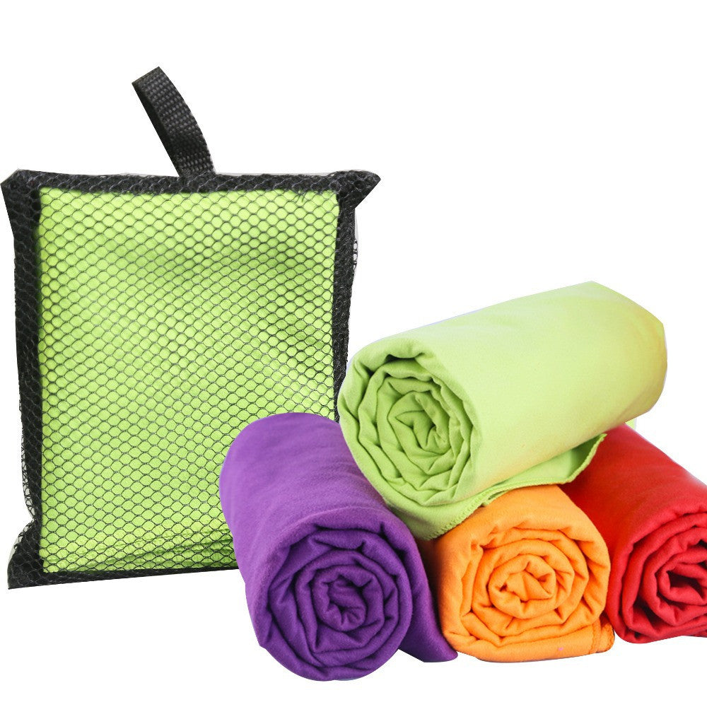 Microfiber Sports Towel Travel Jogger Cloth With Bag toalha de esportes Camping Swim Gym Washcloth 4 colors 1pcs/lot 40x75cm