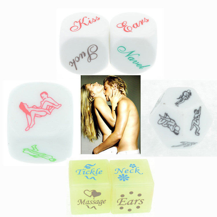 Four Kinds Glow Hot Sale Erotic Craps Sex Dice Night Lights Love Sexy Funny Flirting Toys for Couples Adult Games Products